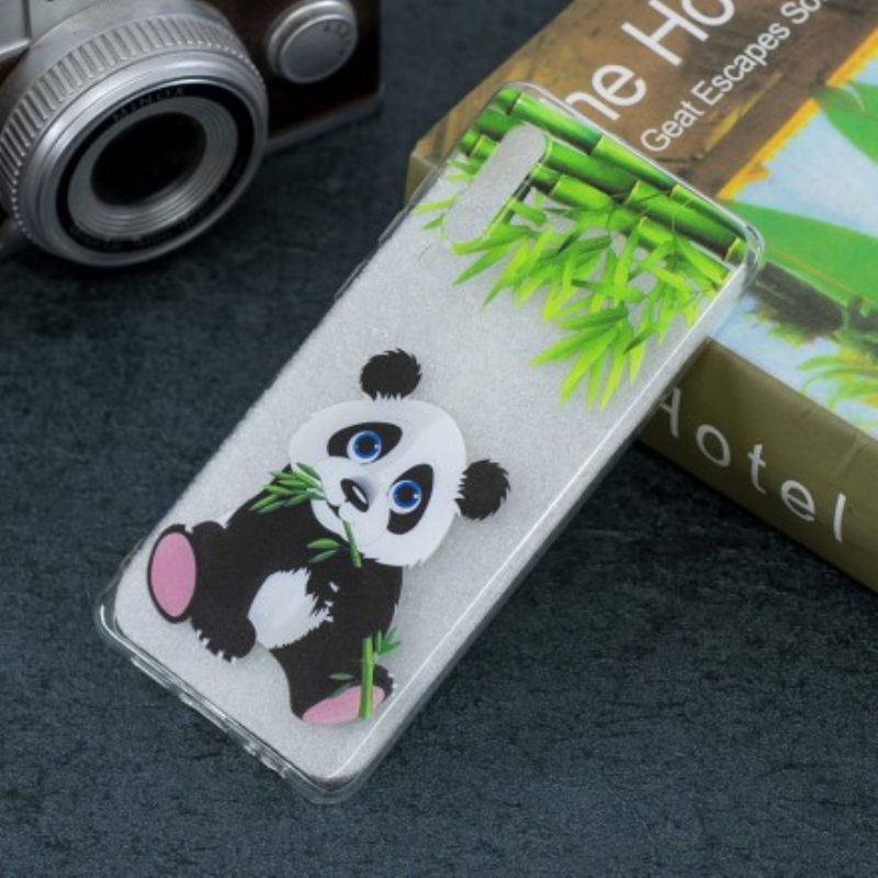 Kuori Huawei P30 Transparent Panda Eat