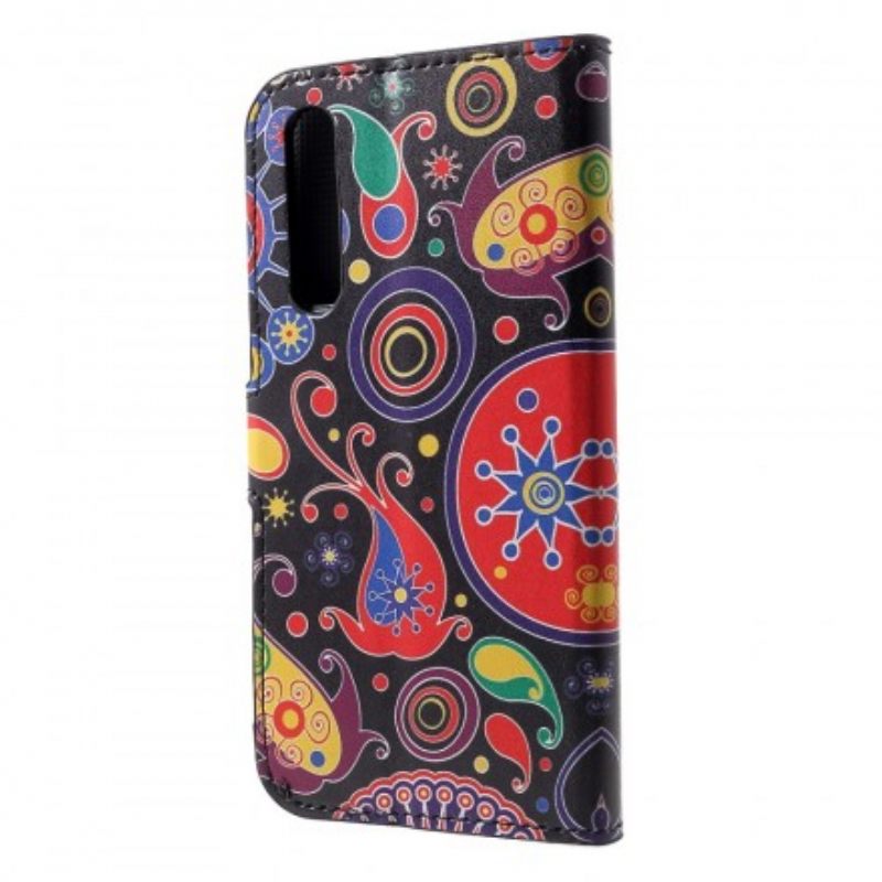 Nahkakotelo Huawei P30 Design Galaxy