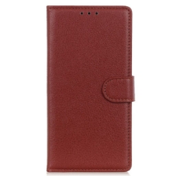 Nahkakotelo Google Pixel 7 Pro Perinteinen Litchi Faux Leather