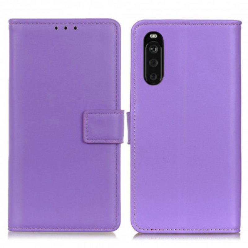 Flip Case Sony Xperia 10 III Simple Faux Leather