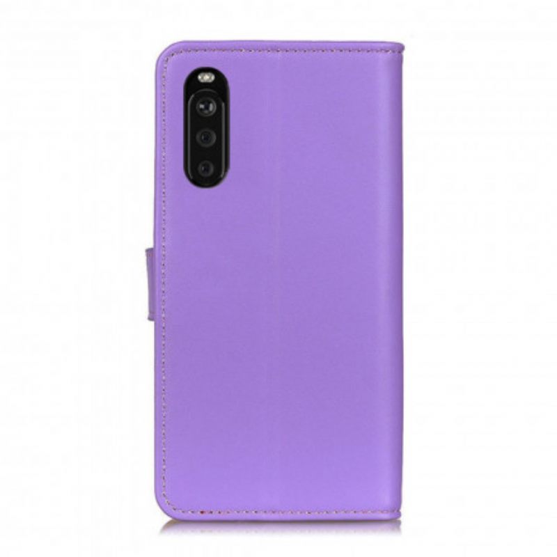 Flip Case Sony Xperia 10 III Simple Faux Leather