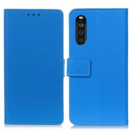 Kotelot Sony Xperia 10 III Classic Faux Leather