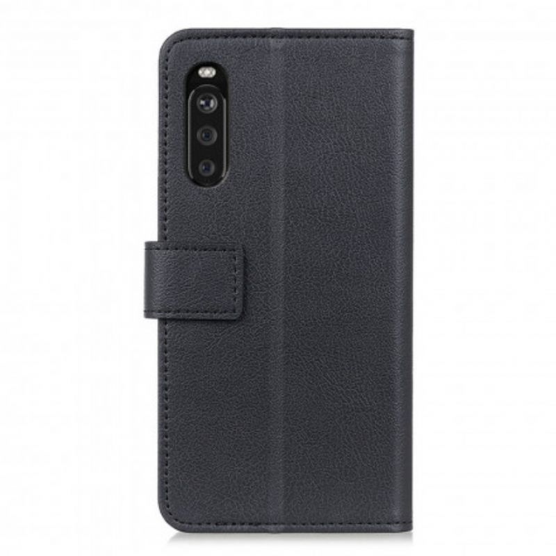 Kotelot Sony Xperia 10 III Classic Faux Leather