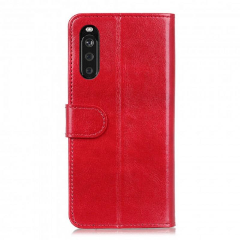 Kotelot Sony Xperia 10 III Faux Leather Finesse