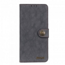 Kotelot Sony Xperia 10 III Faux Leather Split Retro Khazneh