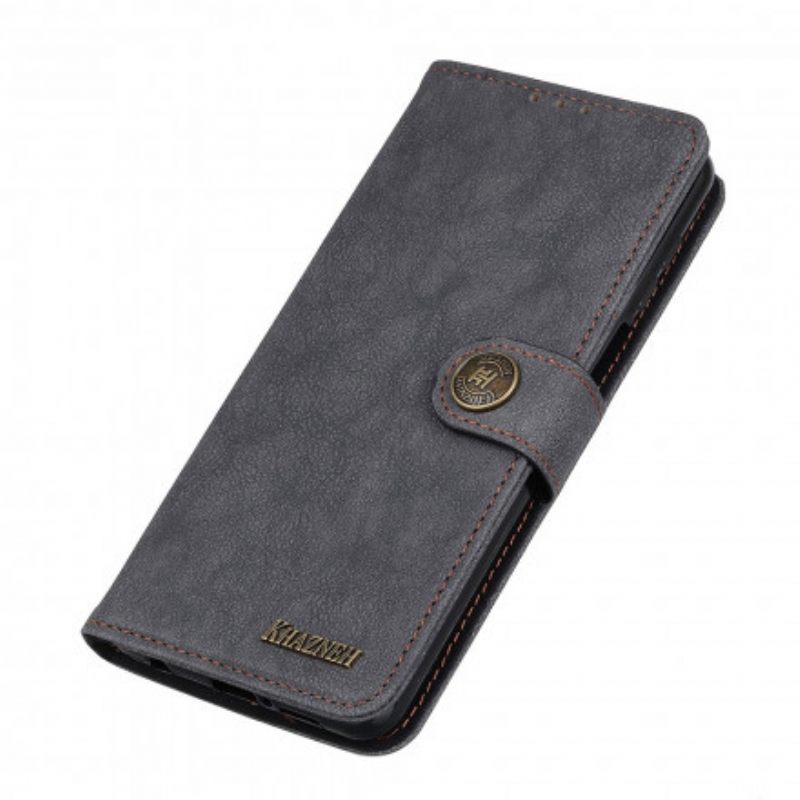 Kotelot Sony Xperia 10 III Faux Leather Split Retro Khazneh