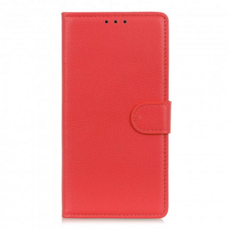 Kotelot Sony Xperia 10 III Lychee Faux Leather