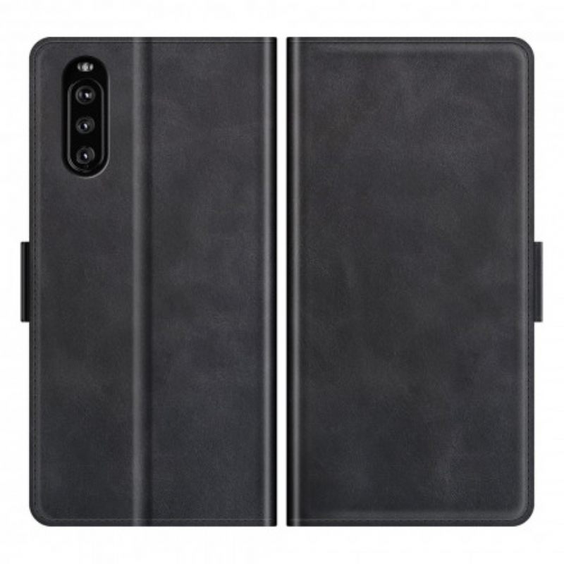 Nahkakotelo Sony Xperia 10 III Kotelot Flip Classic Double Flap