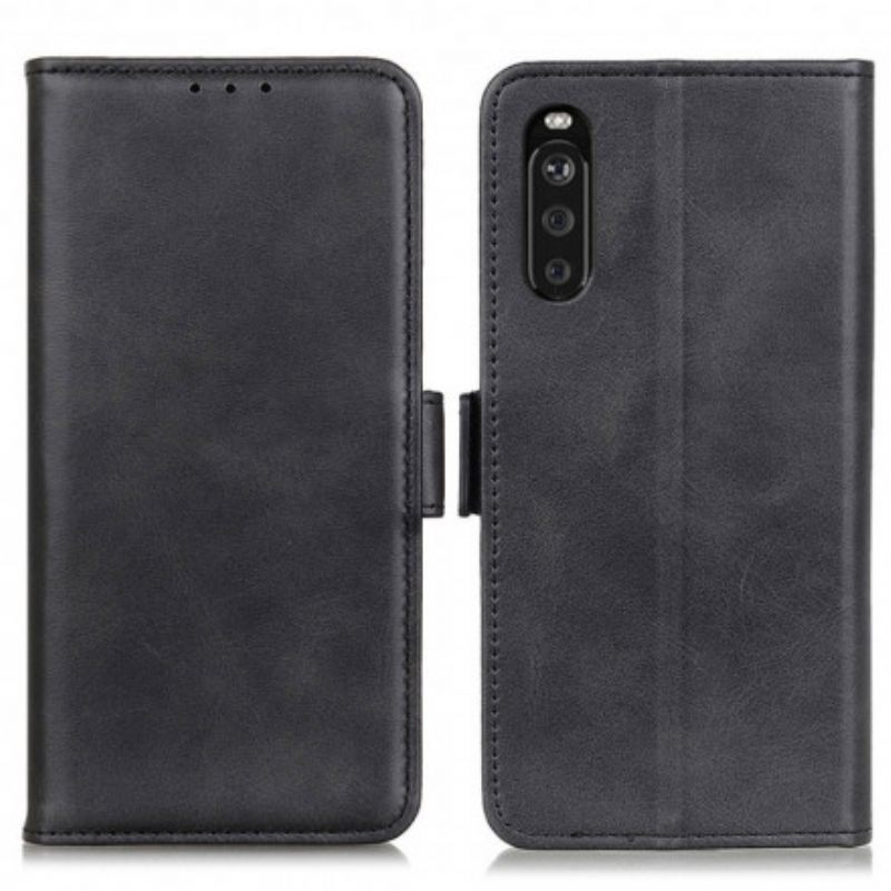 Nahkakotelo Sony Xperia 10 III Kotelot Flip Double Flap