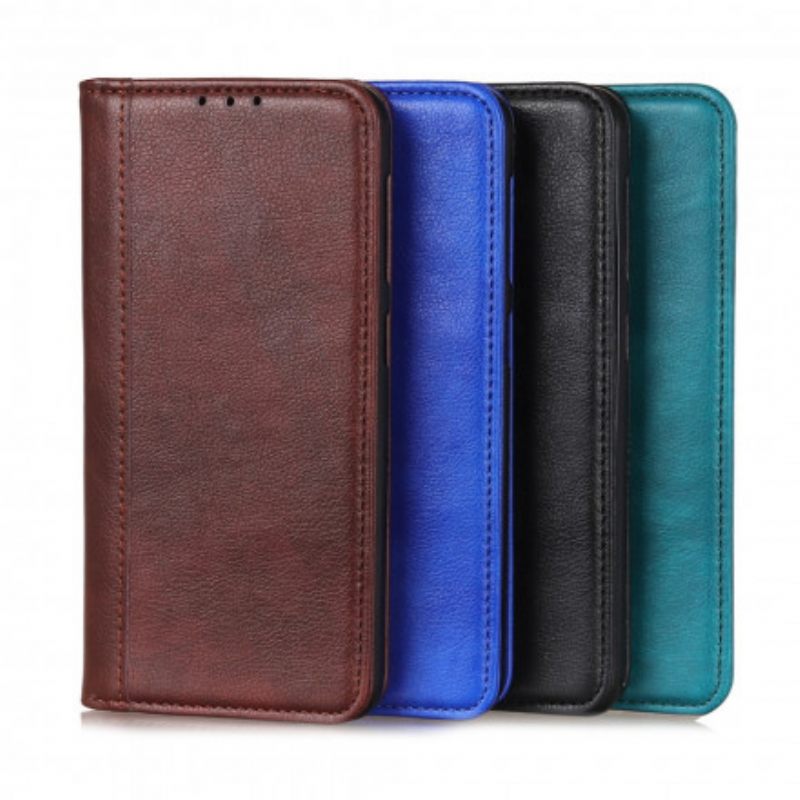 Puhelinkuoret Sony Xperia 10 III Kotelot Flip Elegance Split Litchi Leather