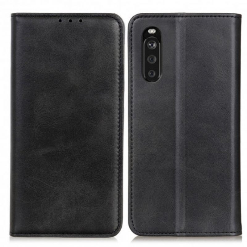 Puhelinkuoret Sony Xperia 10 III Kotelot Flip Split Leather Elegance