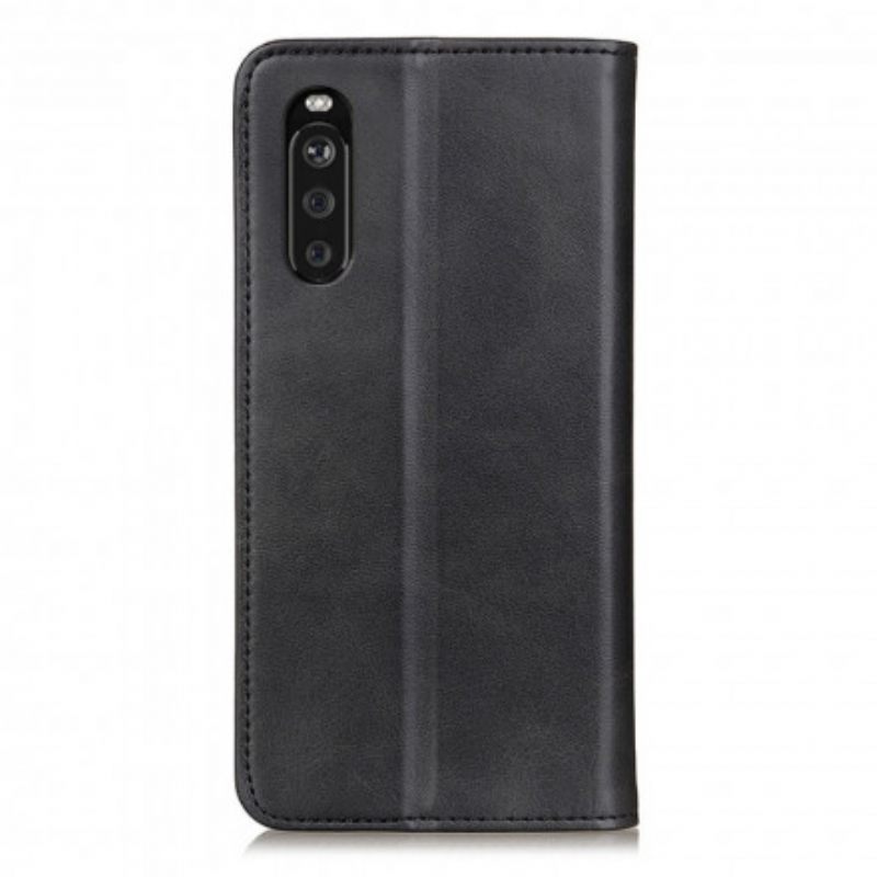 Puhelinkuoret Sony Xperia 10 III Kotelot Flip Split Leather Elegance