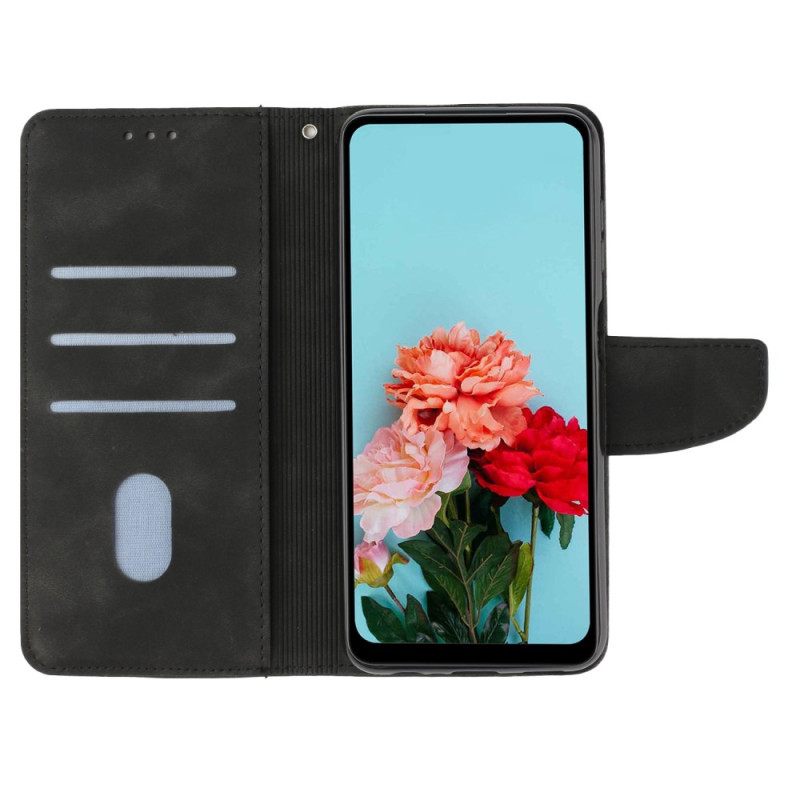 Flip Case Samsung Galaxy A13 Suojaketju Kuori Vintage Strappy Style