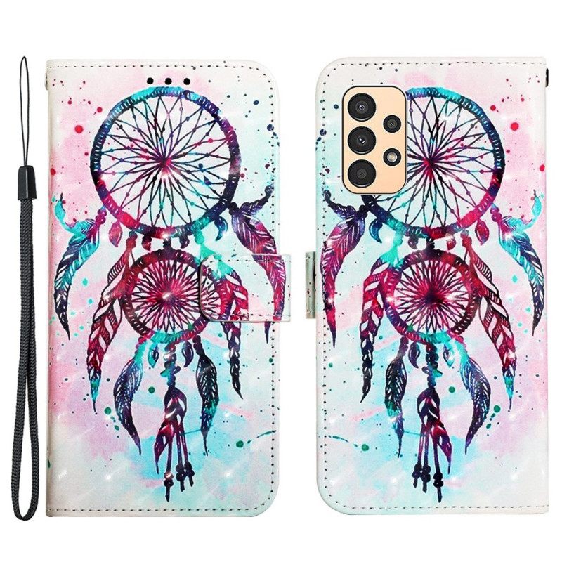 Kotelot Samsung Galaxy A13 Suojaketju Kuori Dream Catcher Hihnalla