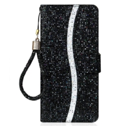 Kotelot Samsung Galaxy A13 Suojaketju Kuori Glitter Strappy