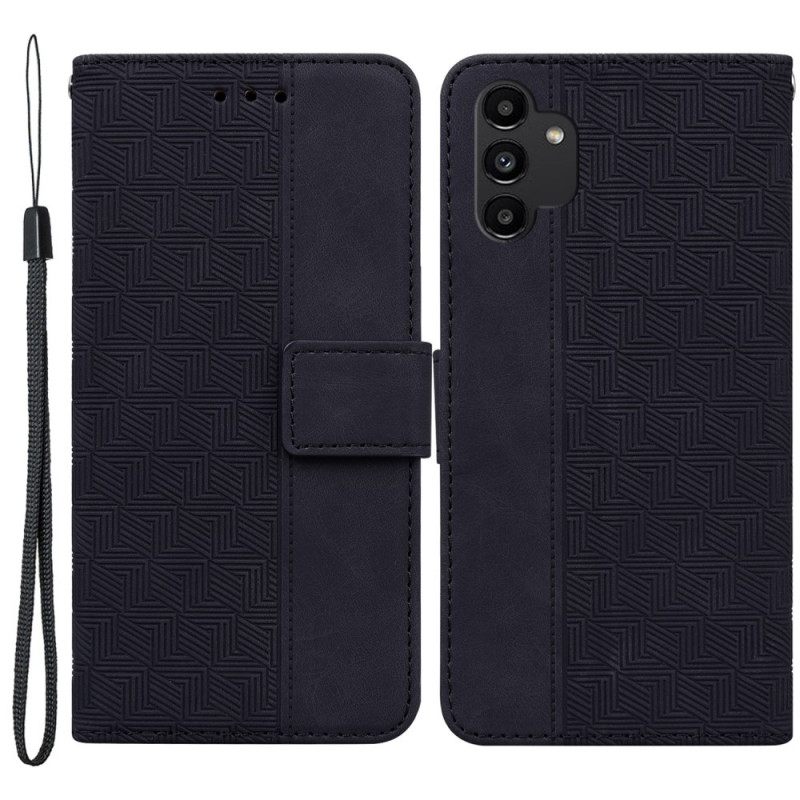 Kotelot Samsung Galaxy A13 Suojaketju Kuori Strappy Pattern