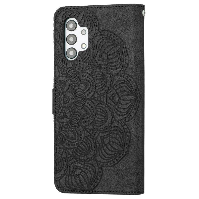 Kotelot Samsung Galaxy A13 Suojaketju Kuori Vintage Strappy Mandala