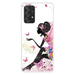 Kuori Samsung Galaxy A13 Butterfly Lady