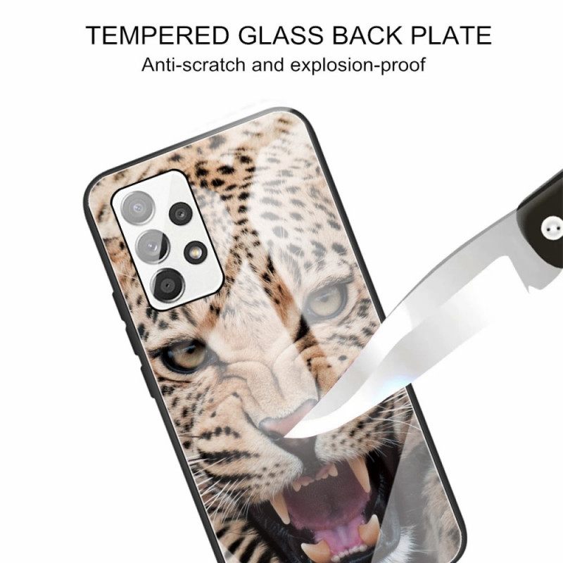 Kuori Samsung Galaxy A13 Leopard Tempered Glass