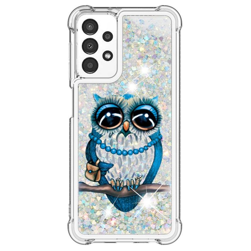 Kuori Samsung Galaxy A13 Miss Owl Glitter