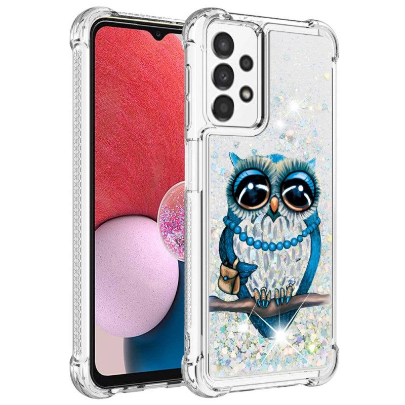 Kuori Samsung Galaxy A13 Miss Owl Glitter