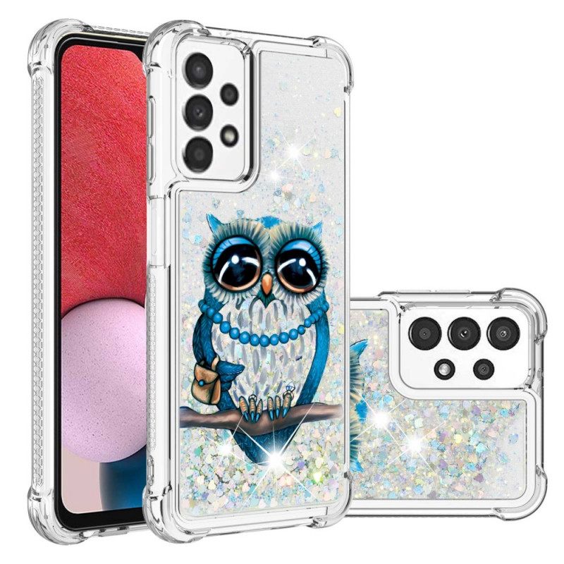 Kuori Samsung Galaxy A13 Miss Owl Glitter