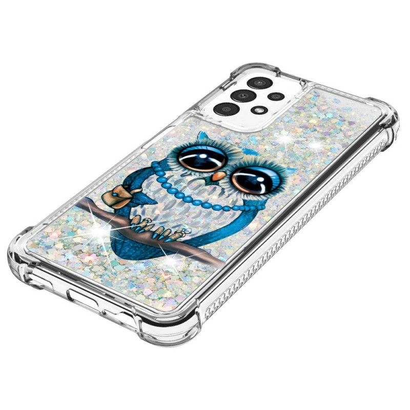 Kuori Samsung Galaxy A13 Miss Owl Glitter