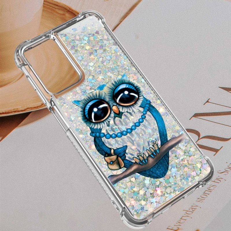 Kuori Samsung Galaxy A13 Miss Owl Glitter