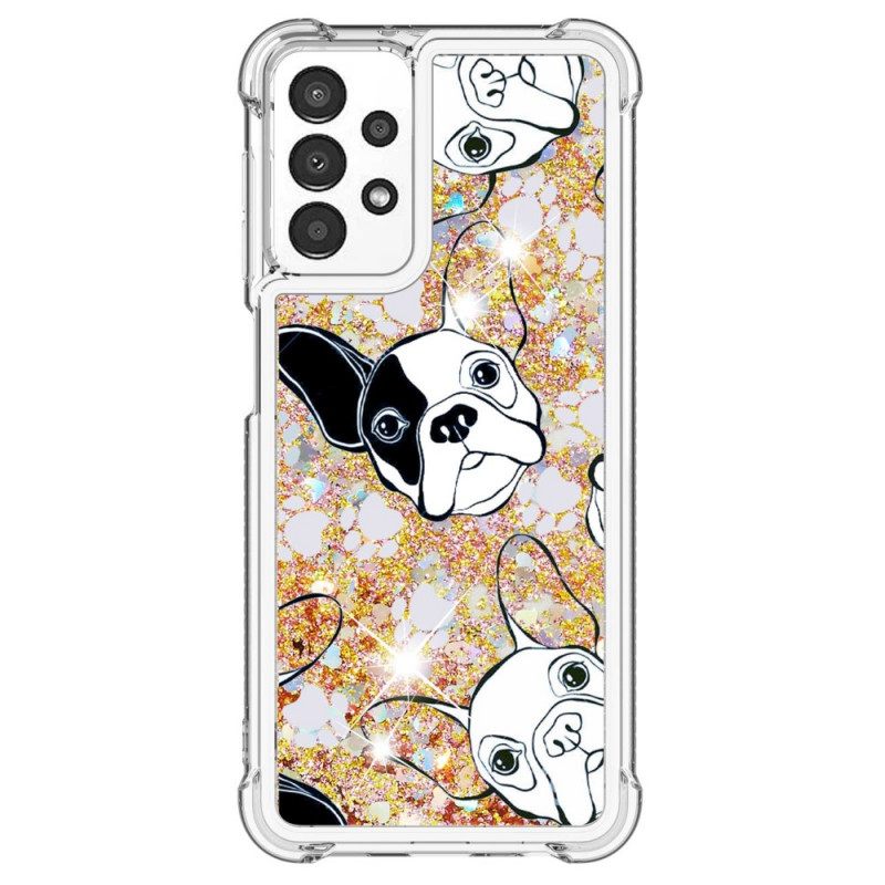 Kuori Samsung Galaxy A13 Mr Dog Glitter