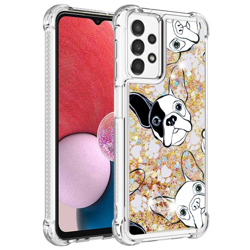 Kuori Samsung Galaxy A13 Mr Dog Glitter