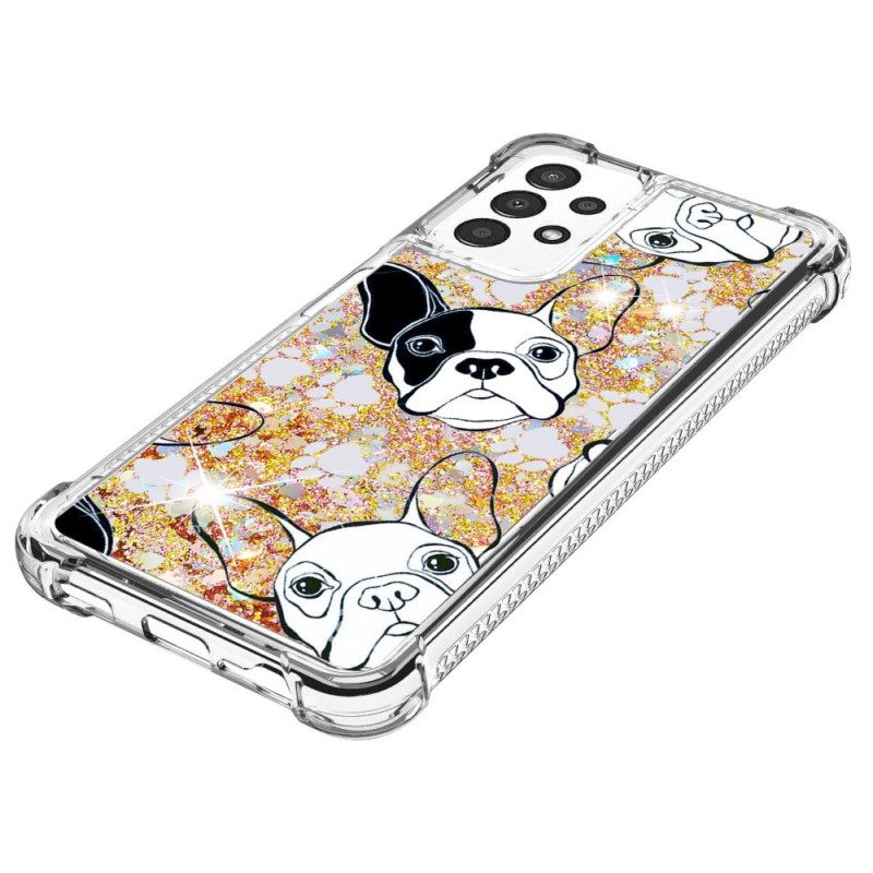 Kuori Samsung Galaxy A13 Mr Dog Glitter