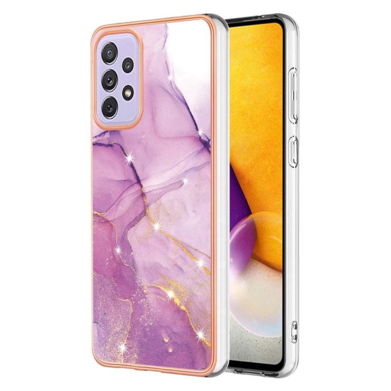 Kuori Samsung Galaxy A13 Silicone Flexible Marble