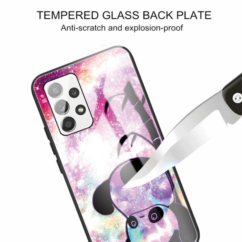 Kuori Samsung Galaxy A13 Tempered Glass Panda