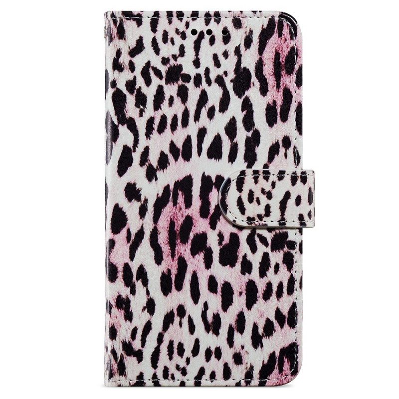 Nahkakotelo Samsung Galaxy A13 Leopard Print