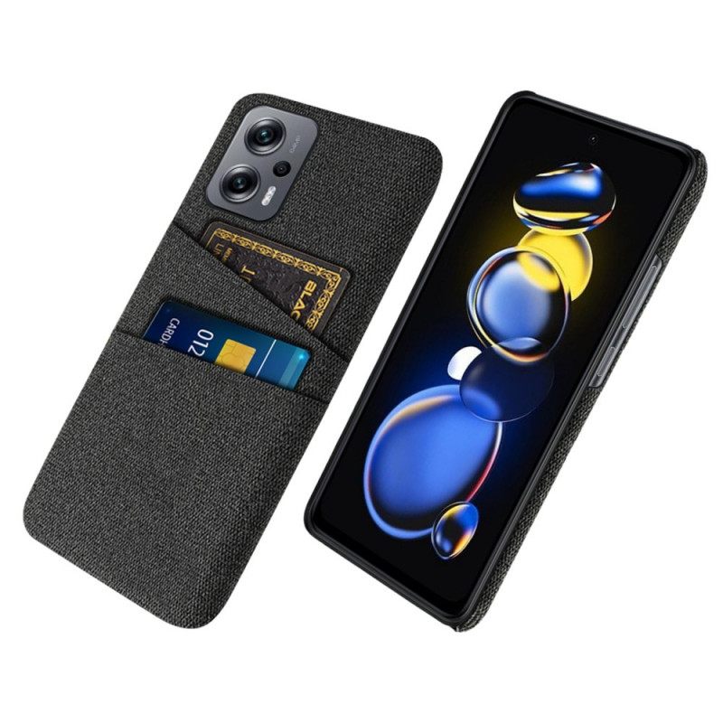 Case Poco X4 GT Kangaskorttikotelo