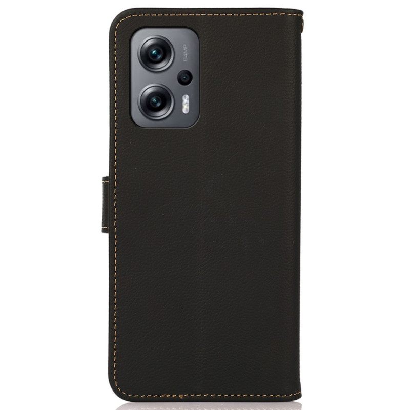 Flip Case Poco X4 GT Aito Nahka Khazneh Rfid