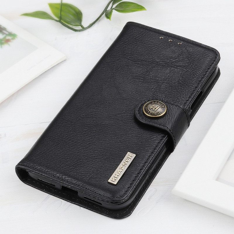 Kotelot Poco X4 GT Faux Leather Retro Khazneh