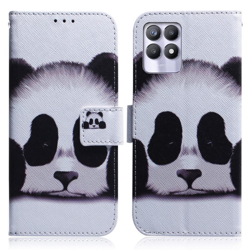 Kotelot Realme 8i Panda Kasvot