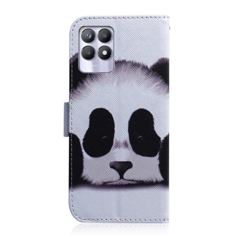 Kotelot Realme 8i Panda Kasvot