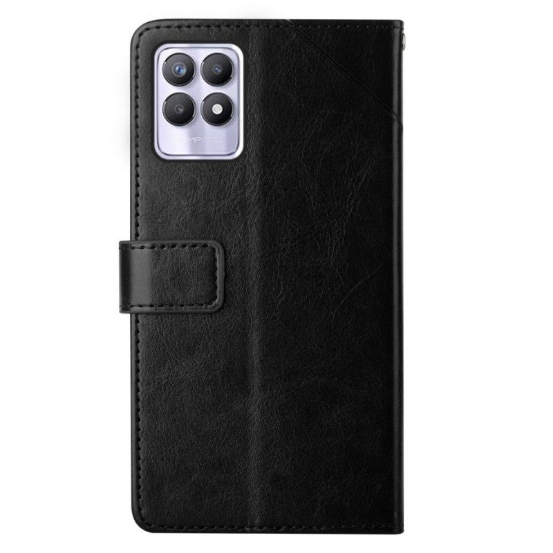 Kotelot Realme 8i Style Leather Geo Y Design