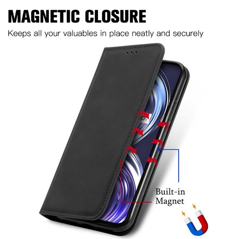 Puhelinkuoret Realme 8i Kotelot Flip Skin-touch Design