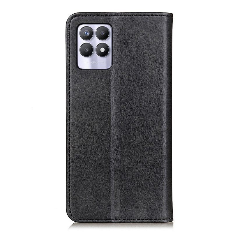 Puhelinkuoret Realme 8i Kotelot Flip Split Leather Elegance