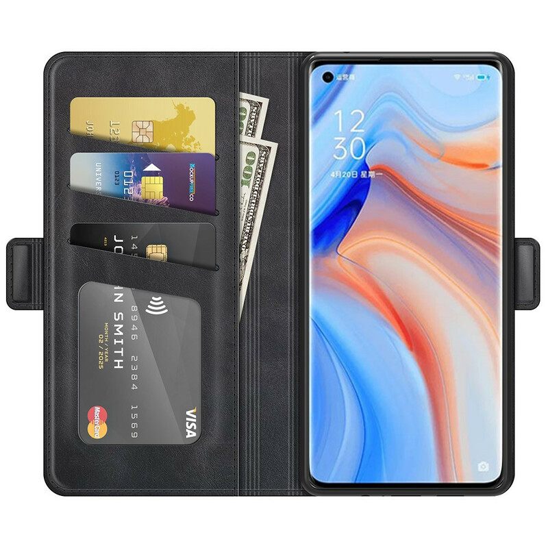 Kotelot Oppo Find X3 Neo Classic Double Flap