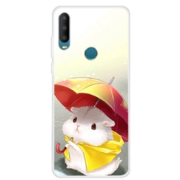 Case Alcatel 1S / 3L (2020) Hamster In The Rain