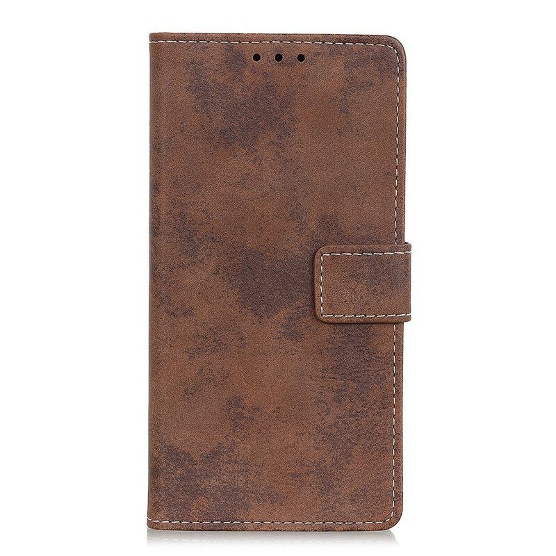 Kotelot Alcatel 1S / 3L (2020) Faux Leather Vintage