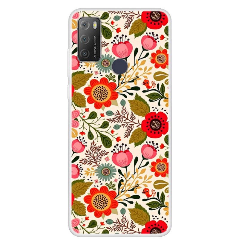 Kuori Alcatel 1S / 3L (2020) Floral Tapestry