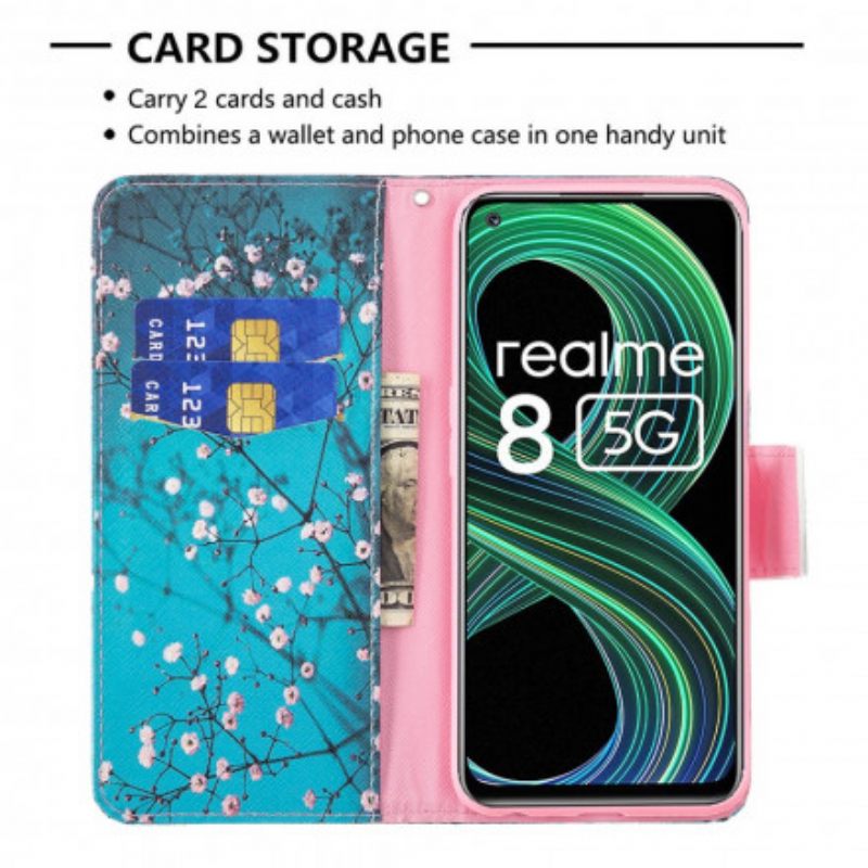 Flip Case Realme 8 5G Floral Branch