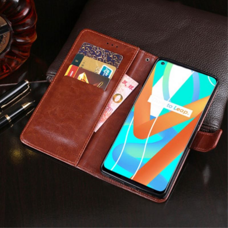 Kotelot Realme 8 5G Faux Leather Idewei