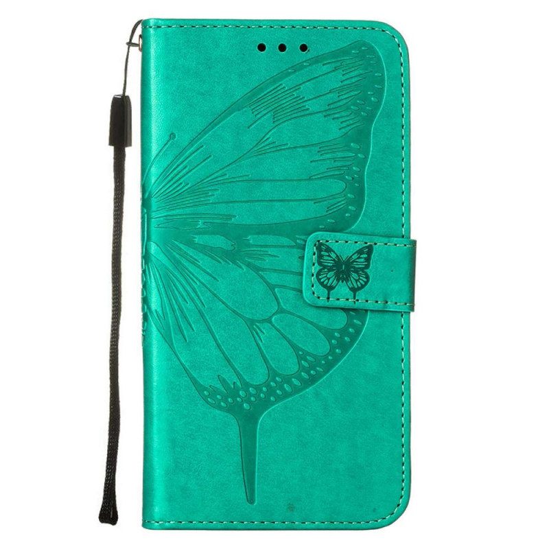 Nahkakotelo Realme 8 5G Butterfly Design