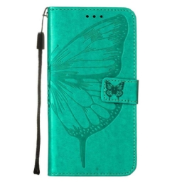 Nahkakotelo Realme 8 5G Butterfly Design